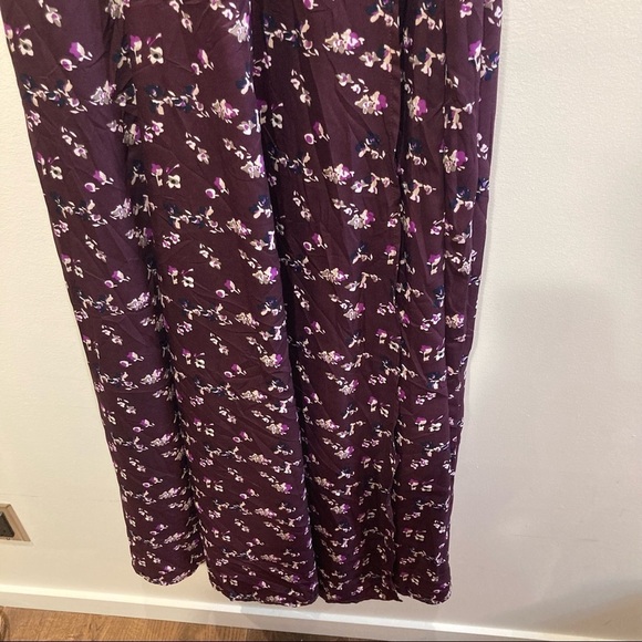 CHAI Sz M Victoria Maxi Dress Purple Passion True Wrap A Line Dress NWT - Picture 5 of 15